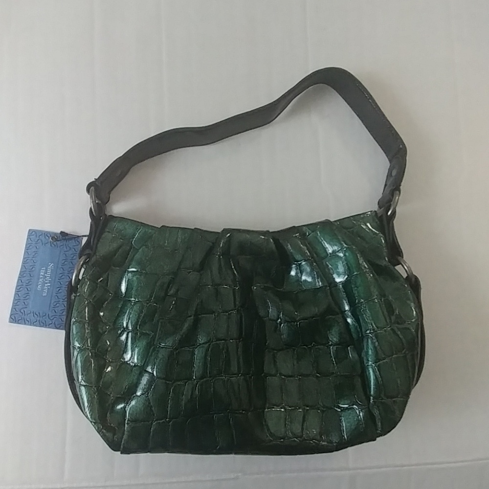 Vera Wang Black & Green Purse